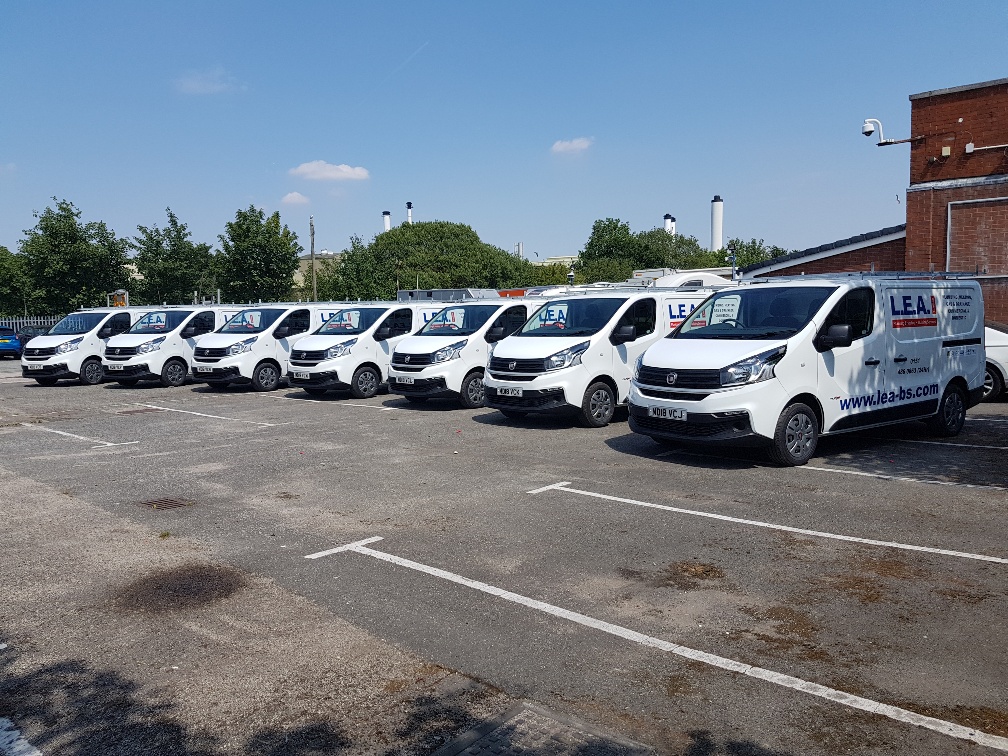 L.E.A Building Services build a bright future with new fleet of Fiat Talento vans
