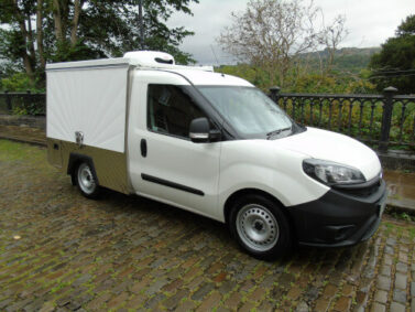 northern commericlas are the proud new suppliers of the fiat doblo platform cab to jiffy trucks ltd