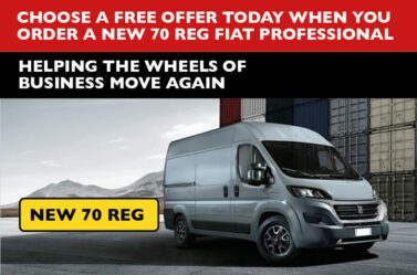 Free Gift giveaway when you order a NEW 70 REG Fiat Professional in September