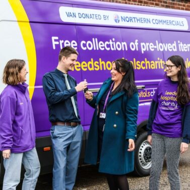 Northern Commercials Assist Leeds Hospitals Charity with Van Donation