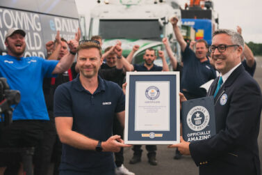 IVECO Claims Guinness World Records for Heaviest Weight Towed by an electric van