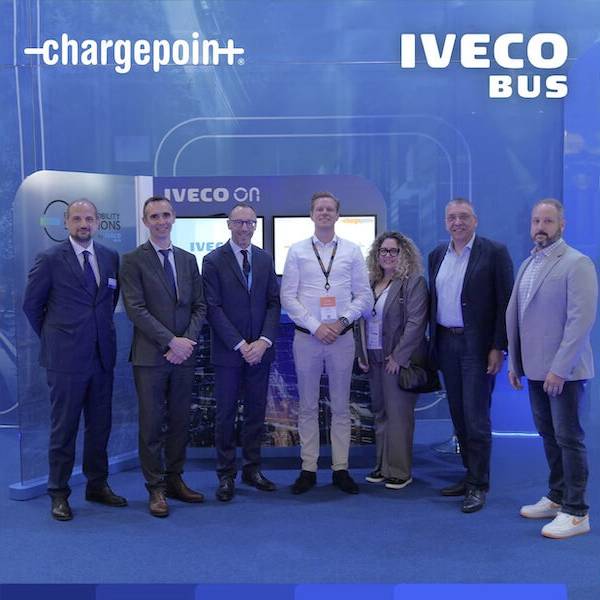 IVECO Bus and Chargepoint Joing Forces