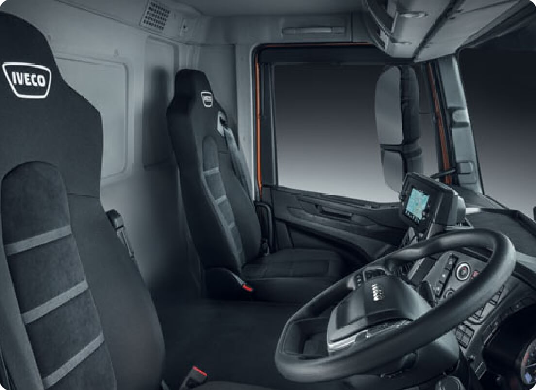 Driver's side of the IVECO X-Way