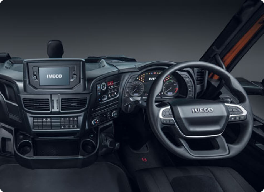 Interior of the IVECO X-Way