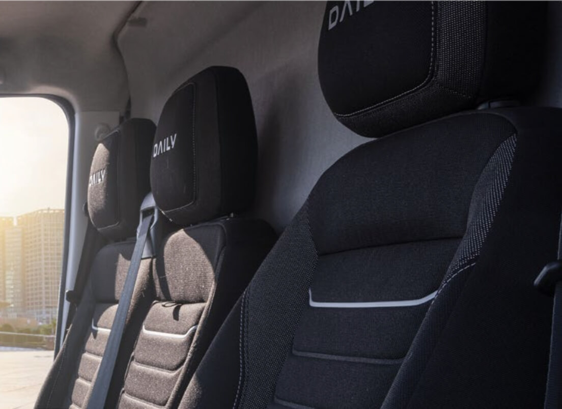 Interior of the IVECO Daily Van
