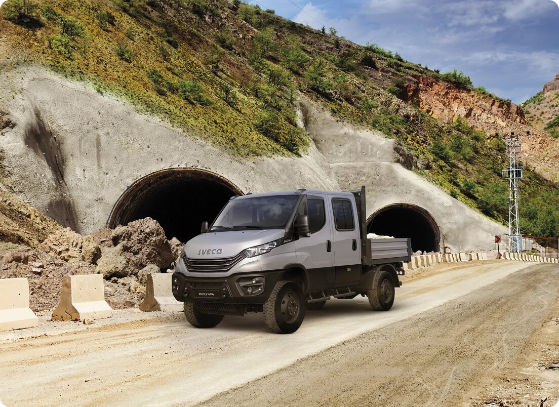 IVECO Daily 4x4 on site