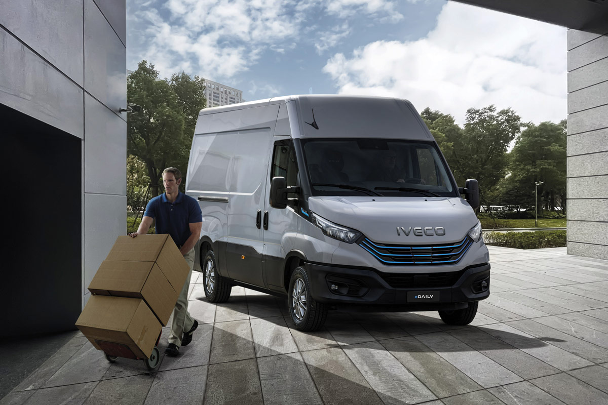 IVECO Daily Van being used for deliveries