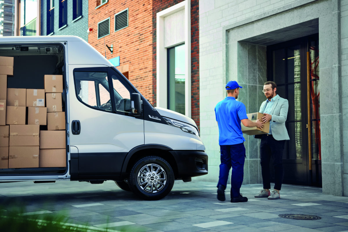 IVECO Daily Van being used for deliveries