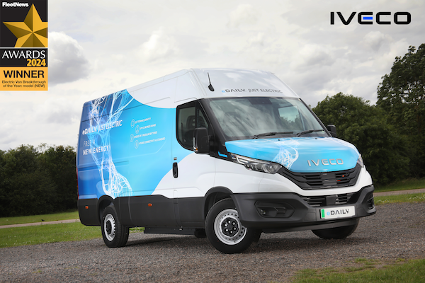 IVECO eDaily Wins Fleet News ‘Electric Van Breakthrough of the Year’ Award